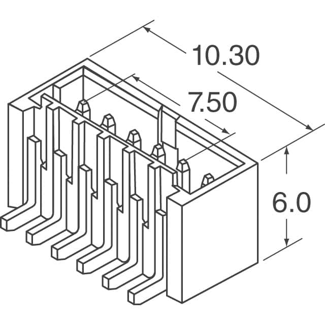 874370933 Molex  Headers Male Pins